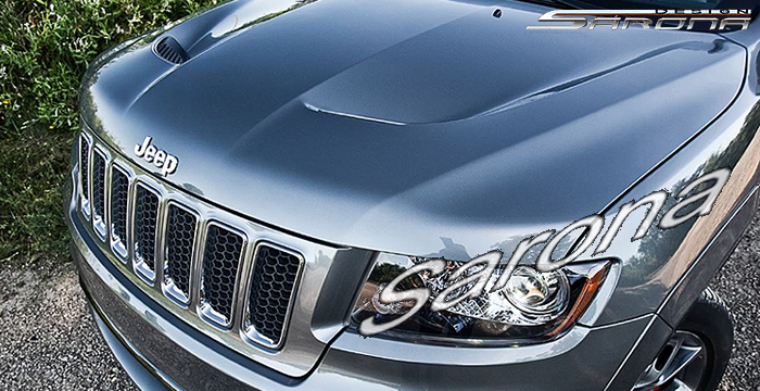 Custom Jeep Grand Cherokee  SUV/SAV/Crossover Hood (2011 - 2019) - $990.00 (Part #JP-005-HD)